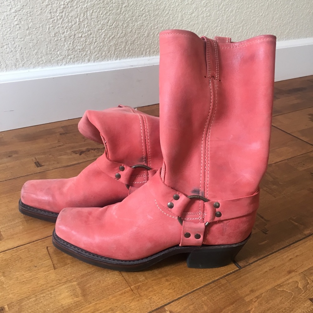 Frye biker boots
